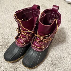 Purple Leather BeanBoots